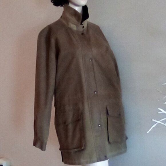 Women's The Australian Collection Waxed Cotton Made In Can NWT's Attached Sz M - Picture 1 of 13